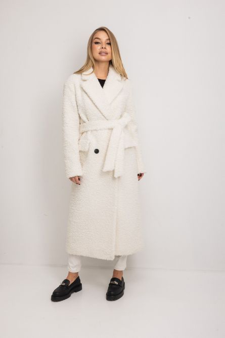 Пальто Тедди, белый