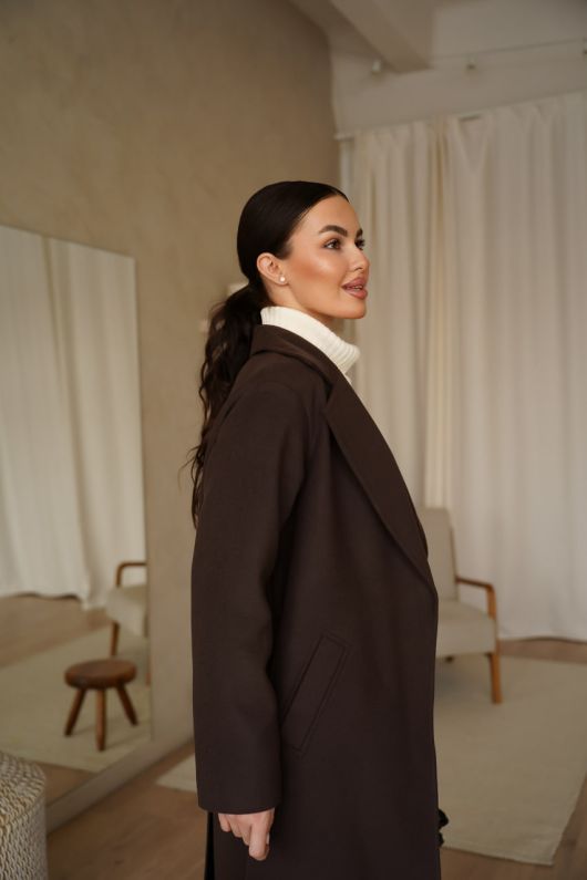 Пальто из шерсти №655