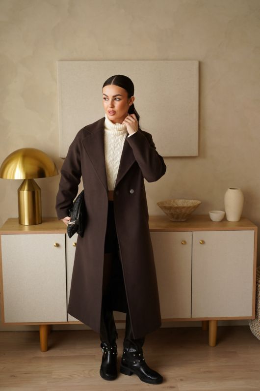 Пальто из шерсти №655