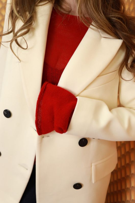 Полупальто из шерсти №706