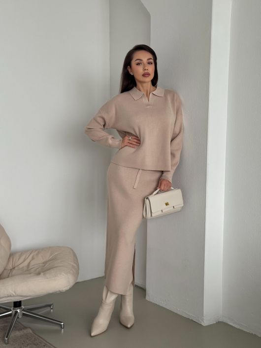 Трикотажный костюм двойка