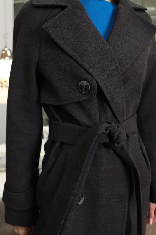 Пальто из шерсти №596