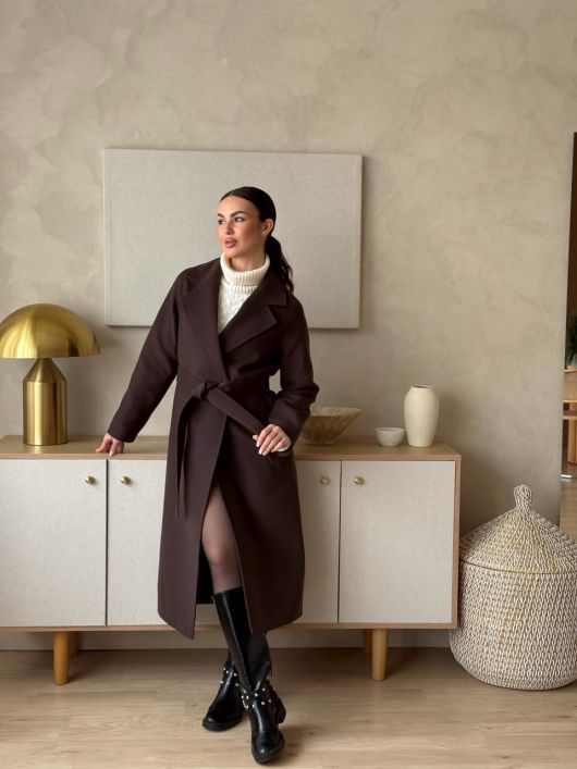 Пальто из шерсти №655