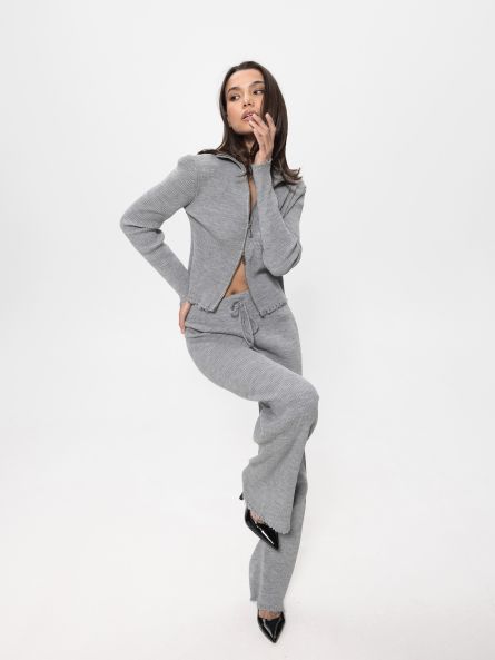 Костюм двойка, серый