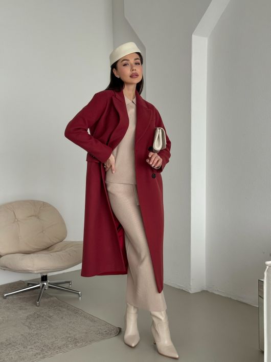 Пальто из шерсти №703